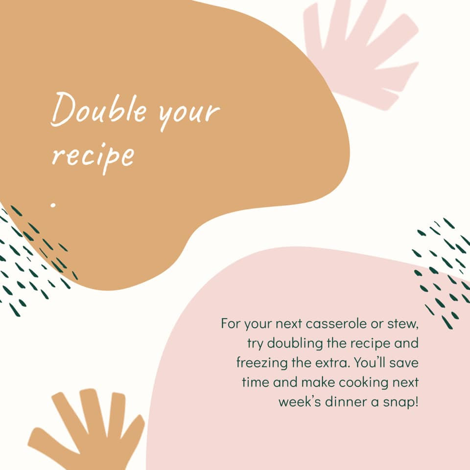 double your recipe